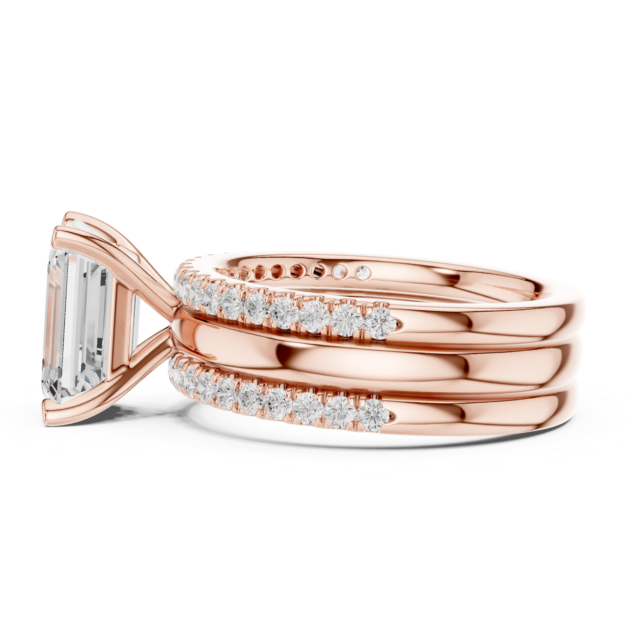 Golden Serenity Lab Grown Diamond Ring