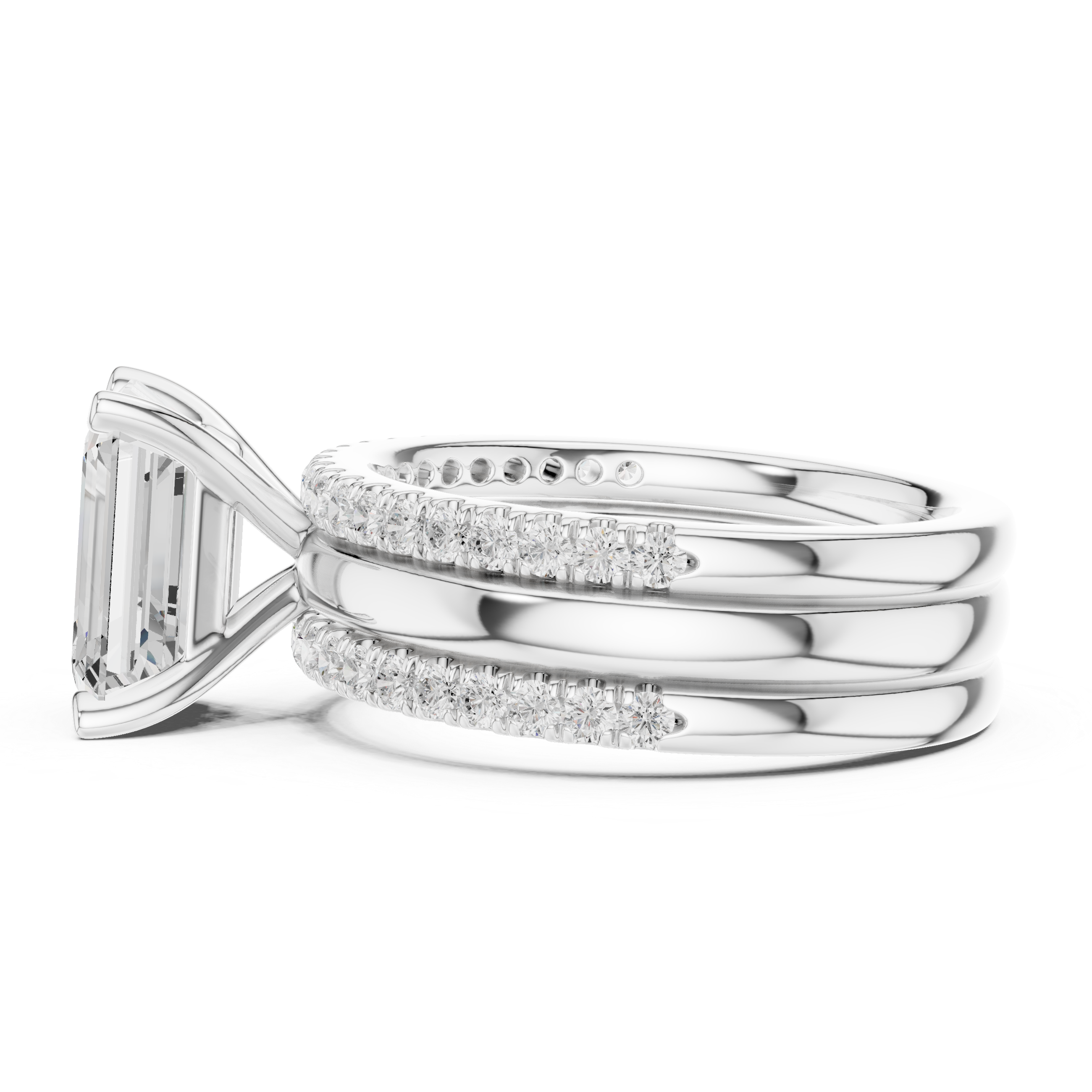 Golden Serenity Lab Grown Diamond Ring