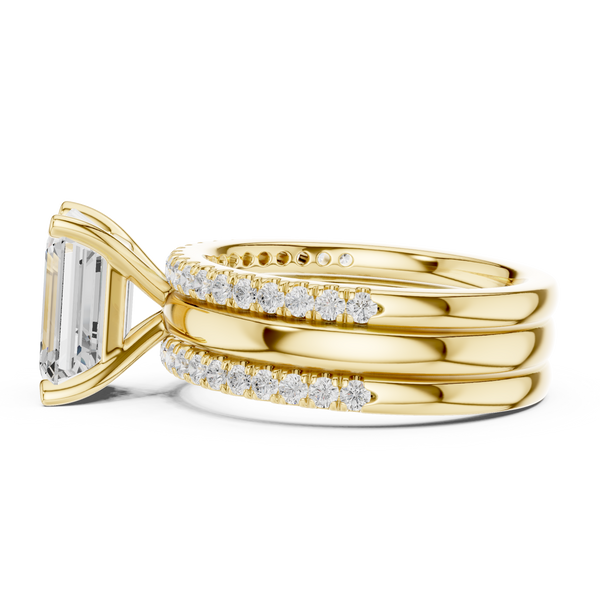 Golden Serenity Lab Grown Diamond Ring