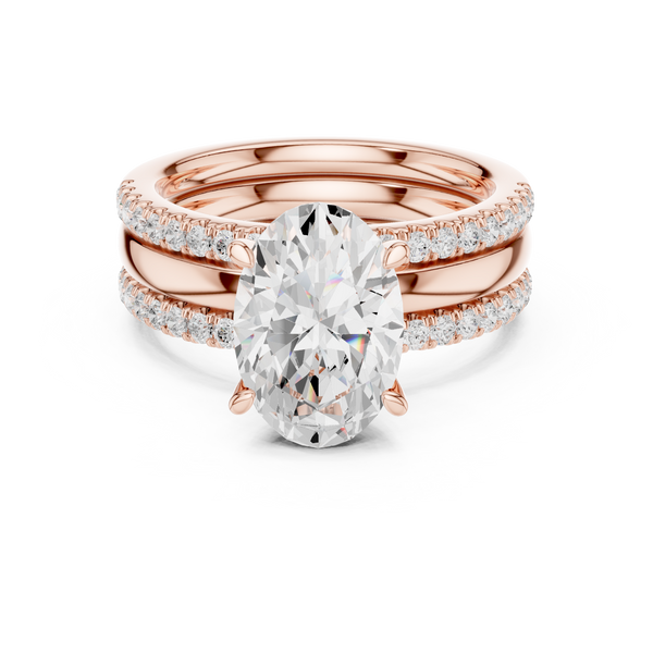 Golden Petal Lab Grown Diamond Ring
