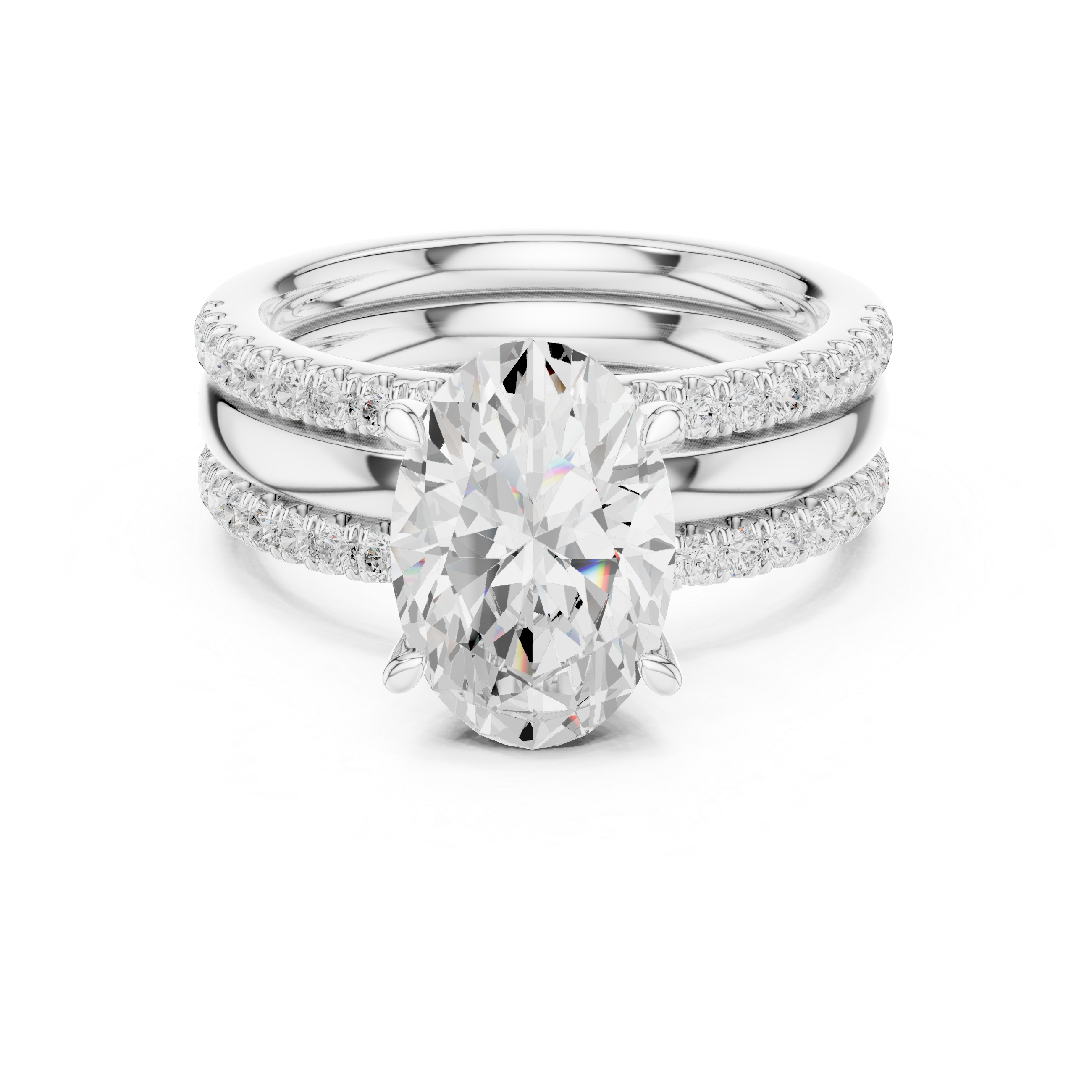 Golden Petal Lab Grown Diamond Ring