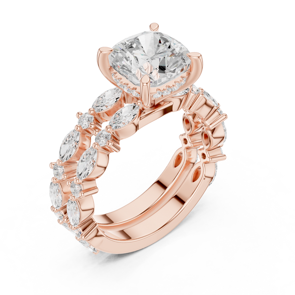 Velvet Petal Lab Grown Diamond Ring