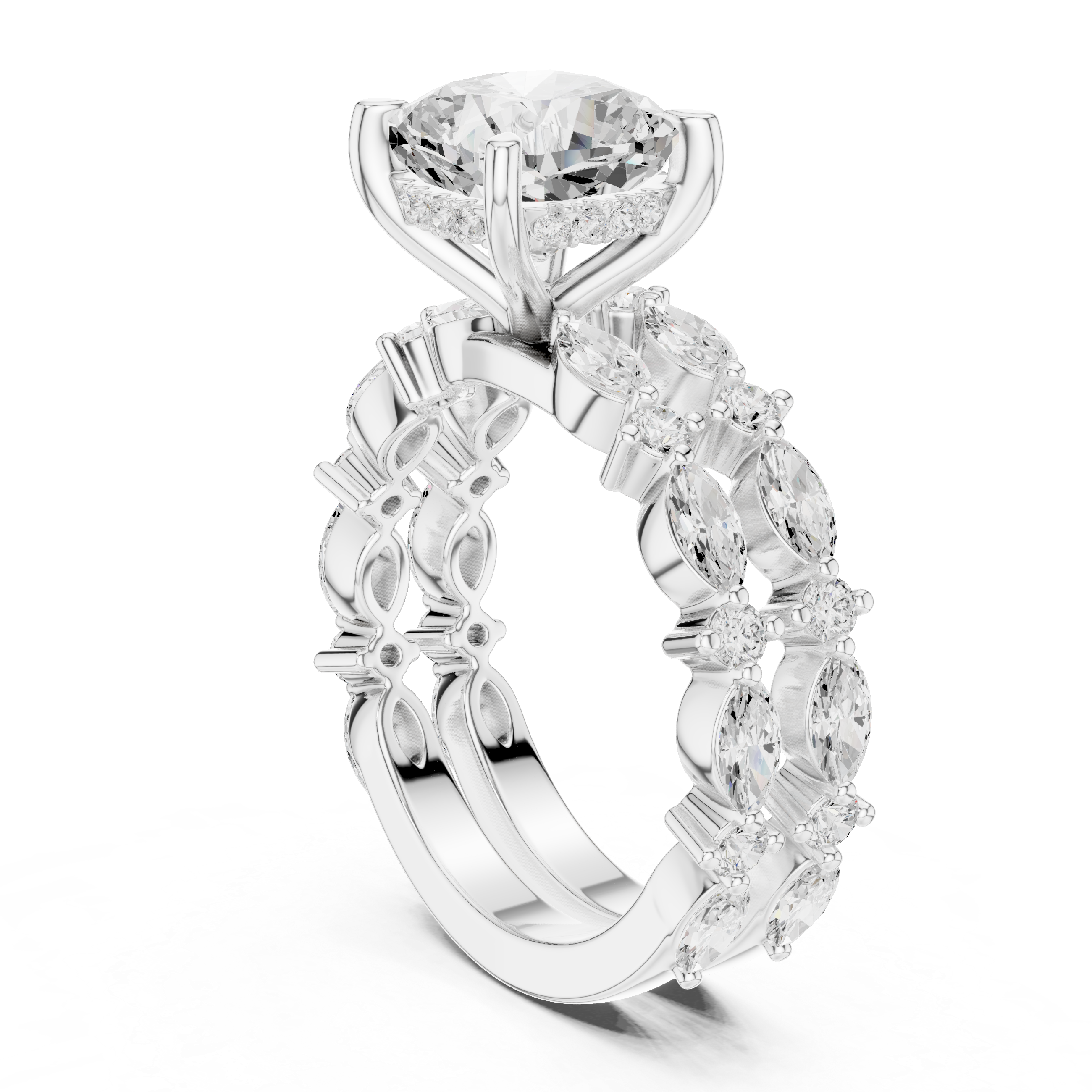 Velvet Petal Lab Grown Diamond Ring