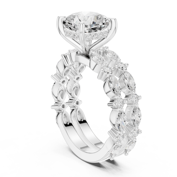 Velvet Petal Lab Grown Diamond Ring