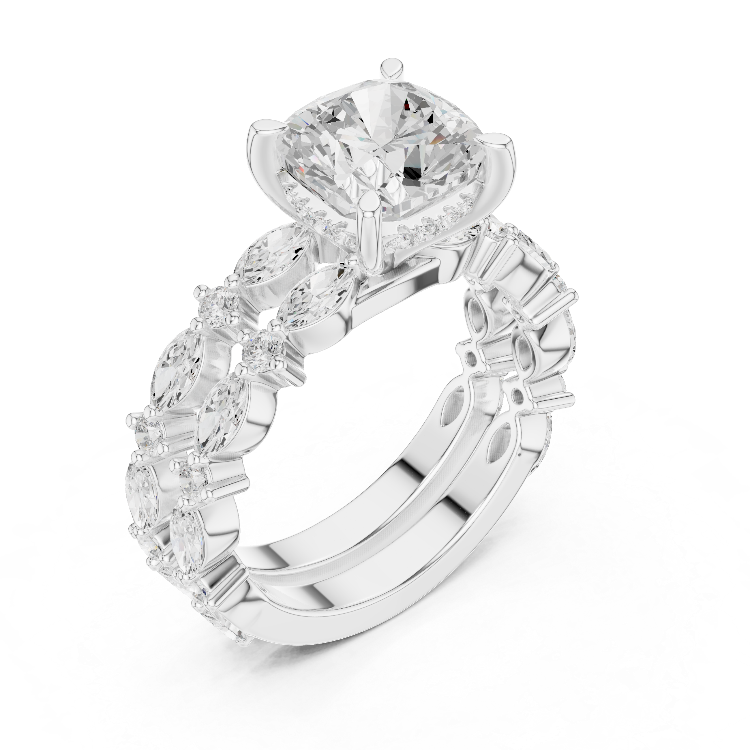 Velvet Petal Lab Grown Diamond Ring