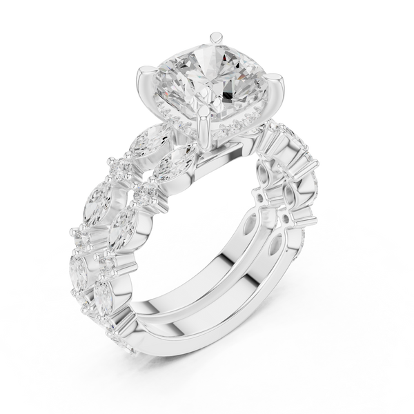 Velvet Petal Lab Grown Diamond Ring