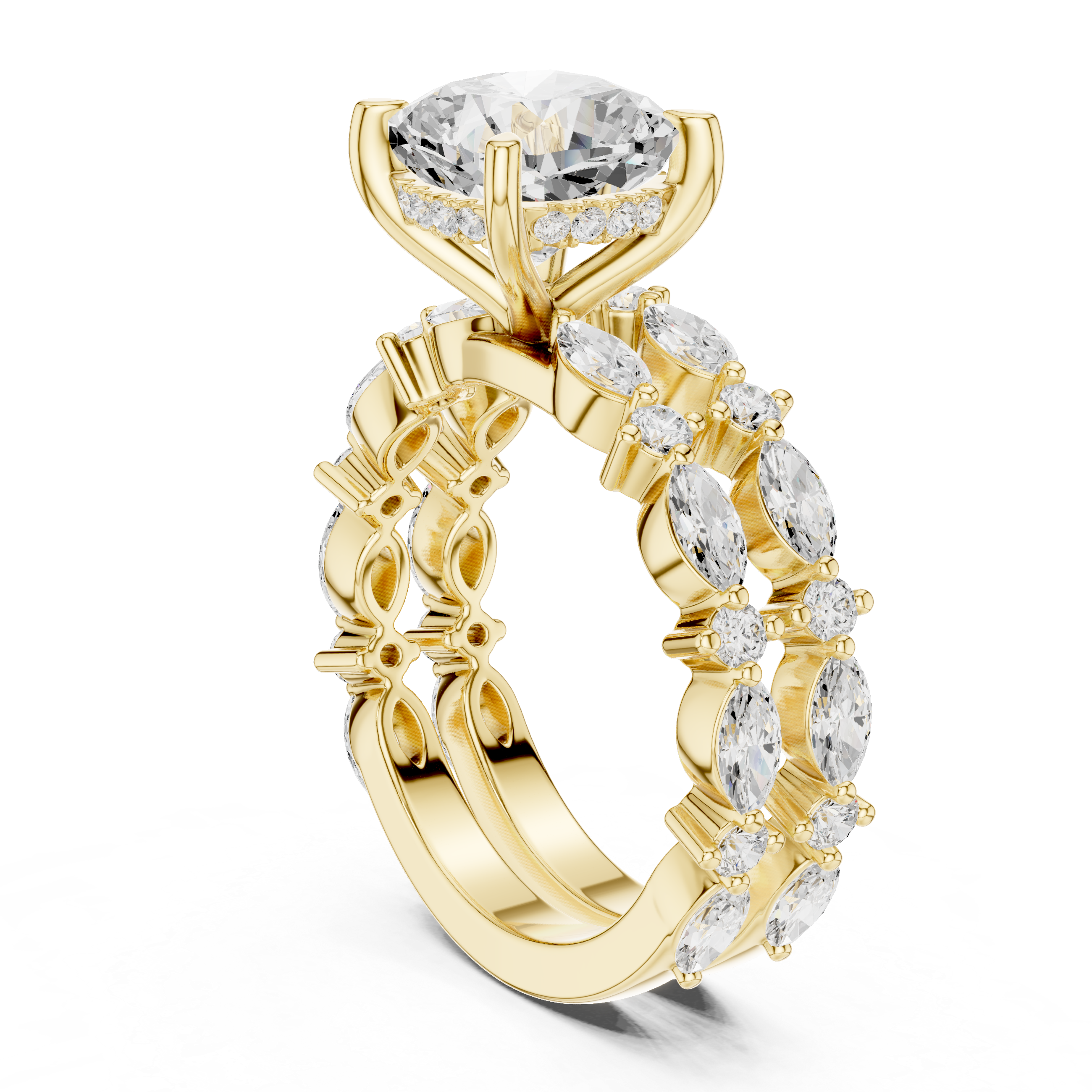 Velvet Petal Lab Grown Diamond Ring
