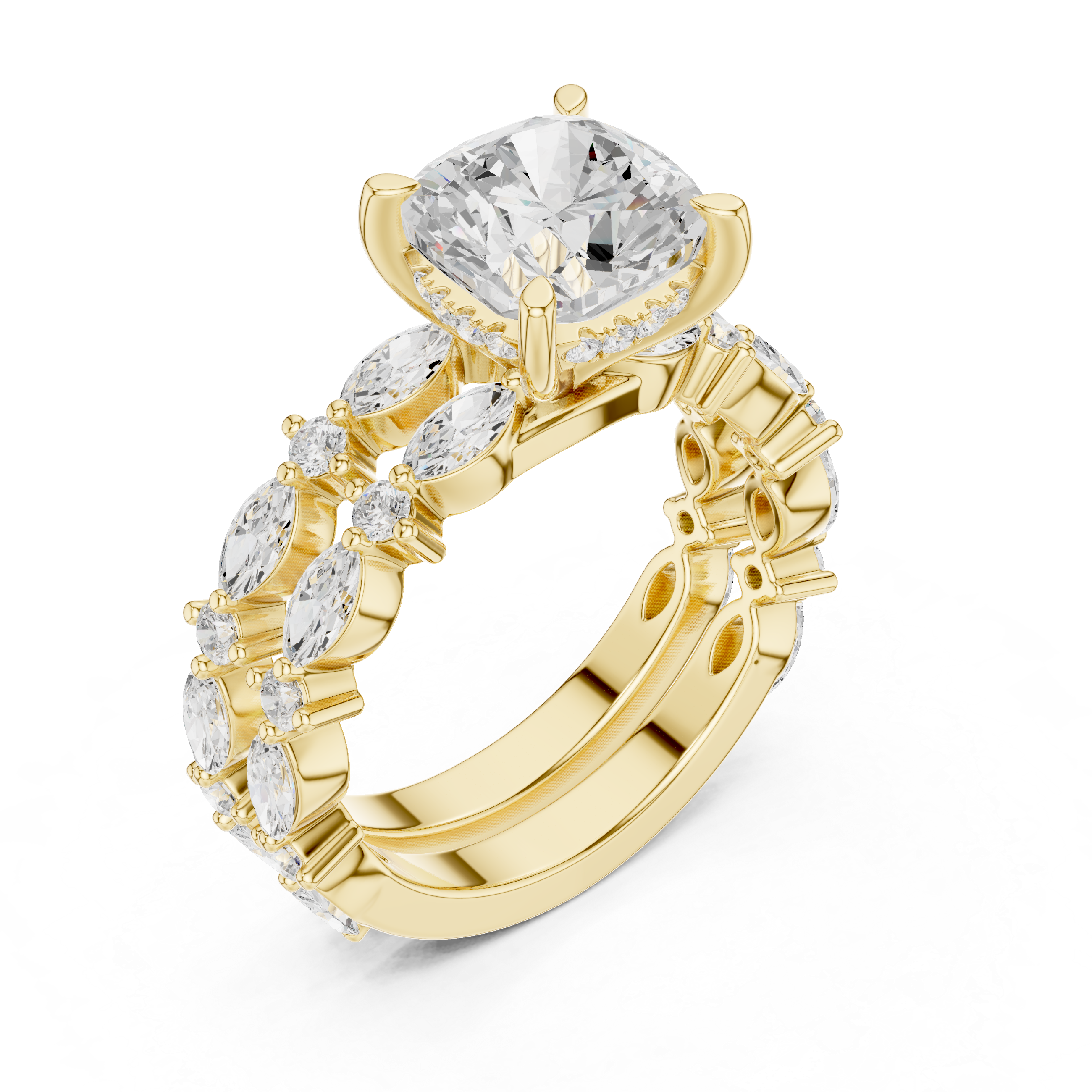Velvet Petal Lab Grown Diamond Ring