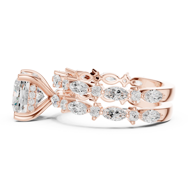 Velvet Petal Lab Grown Diamond Ring
