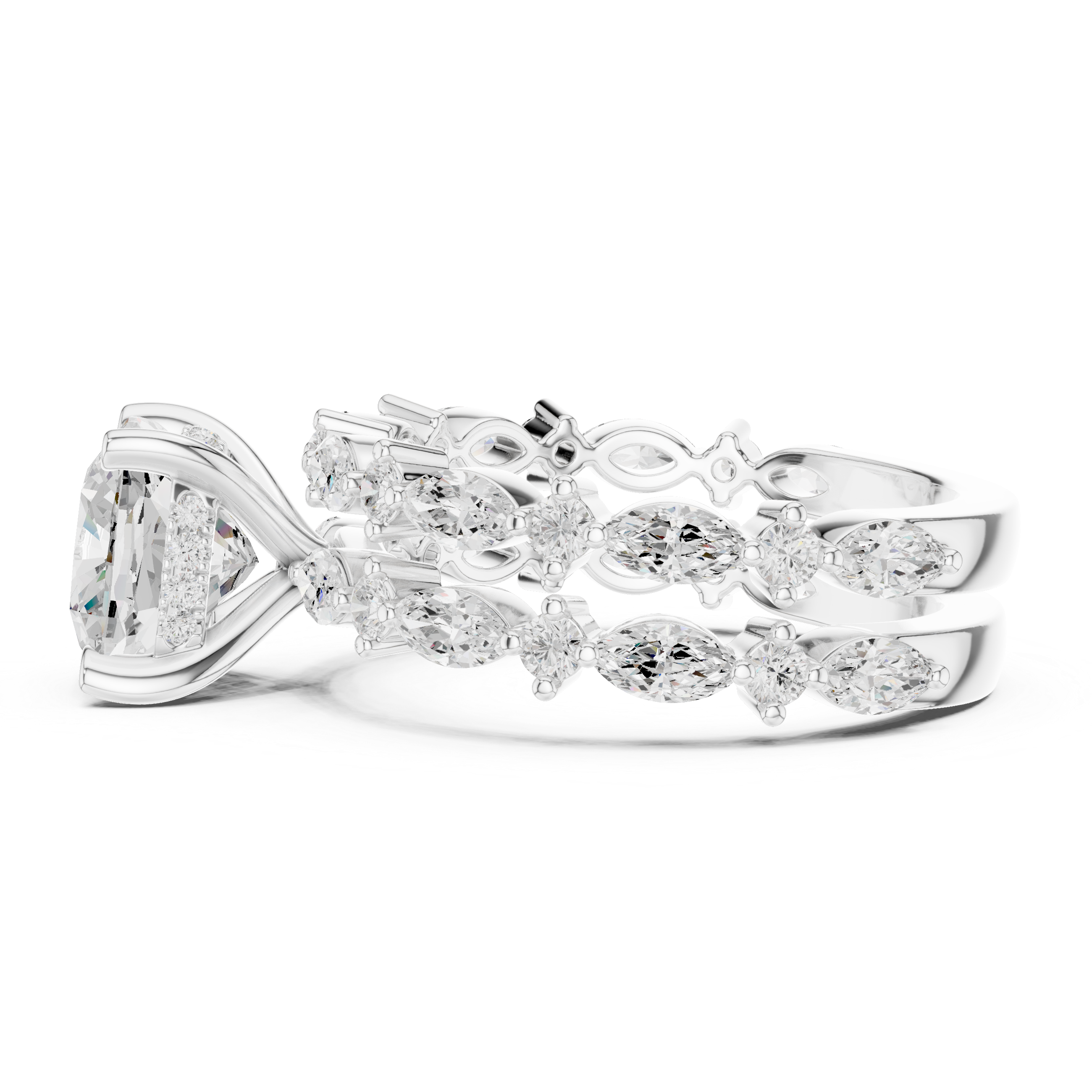 Velvet Petal Lab Grown Diamond Ring