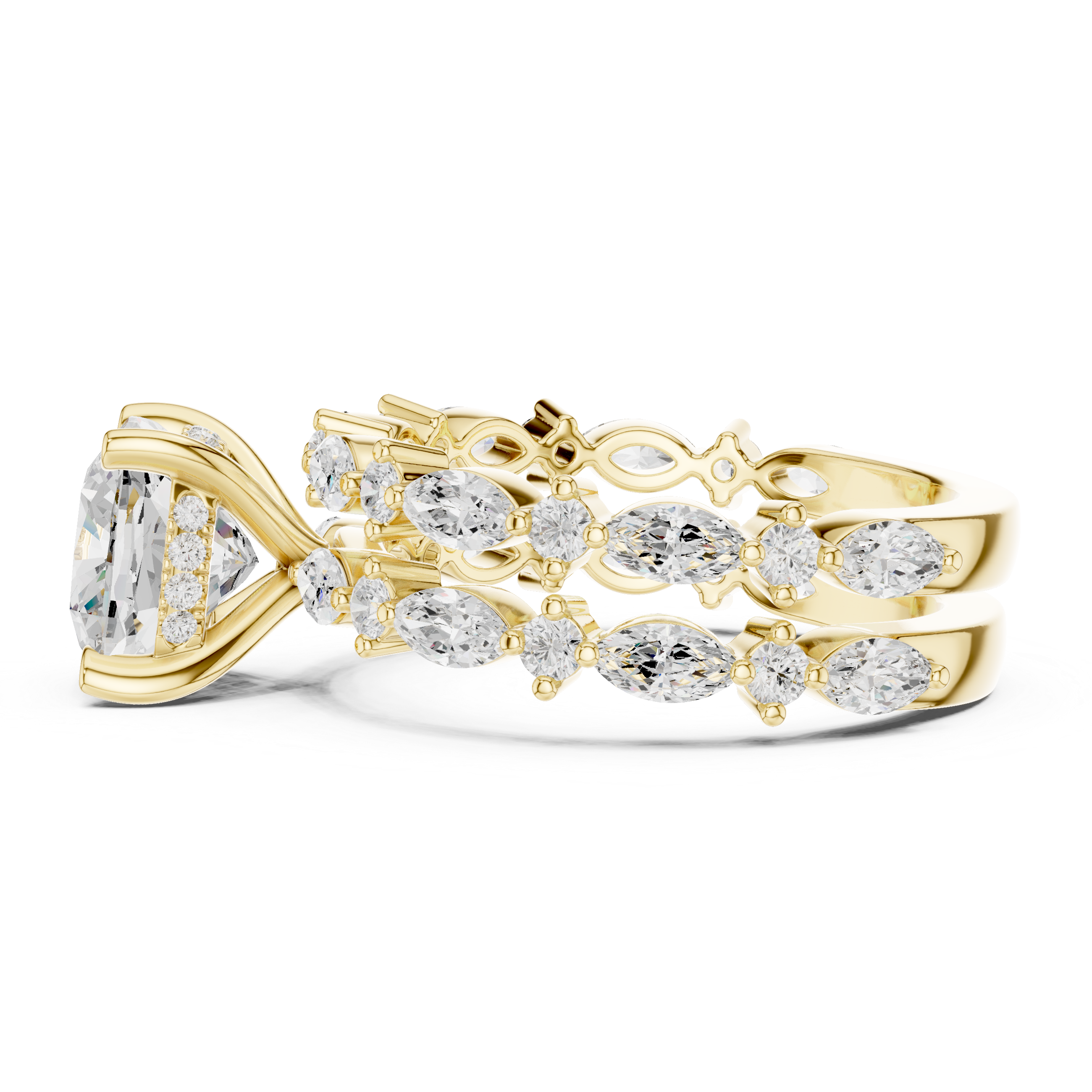 Velvet Petal Lab Grown Diamond Ring