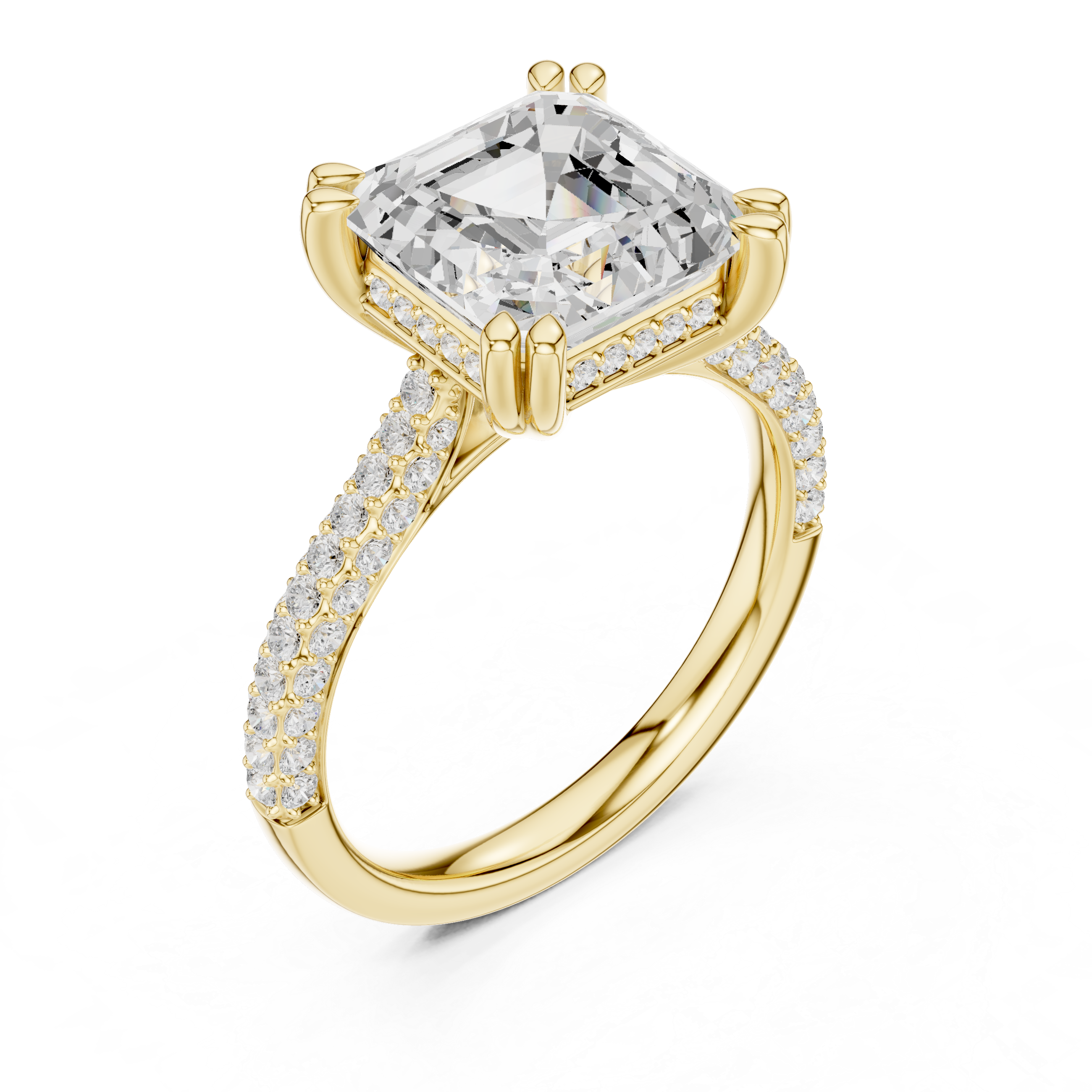 Stellar Charm Lab Grown Diamond Ring