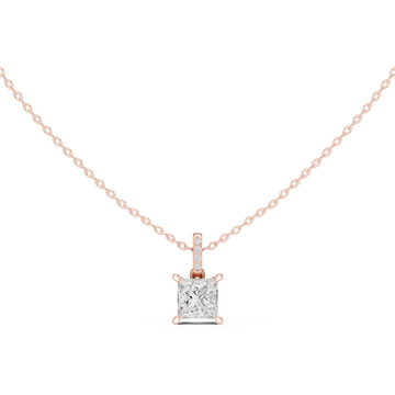 1.5 ct Princess & Round Diamond Lab Grown Diamond Ring