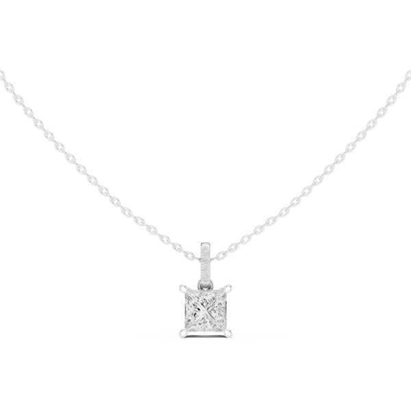1.5 ct Princess & Round Diamond Lab Grown Diamond Ring