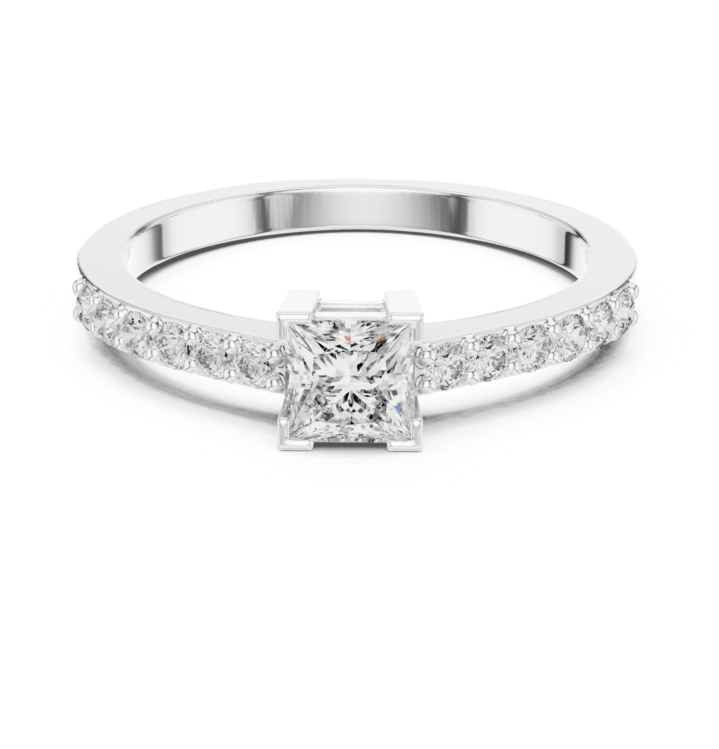 Princess & Round Brilliance Lab Grown Diamond Ring