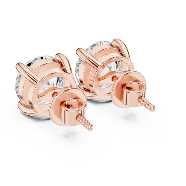 Classic Square Lab Grown Diamond Earrings