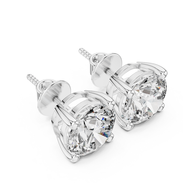 Classic Square Lab Grown Diamond Earrings