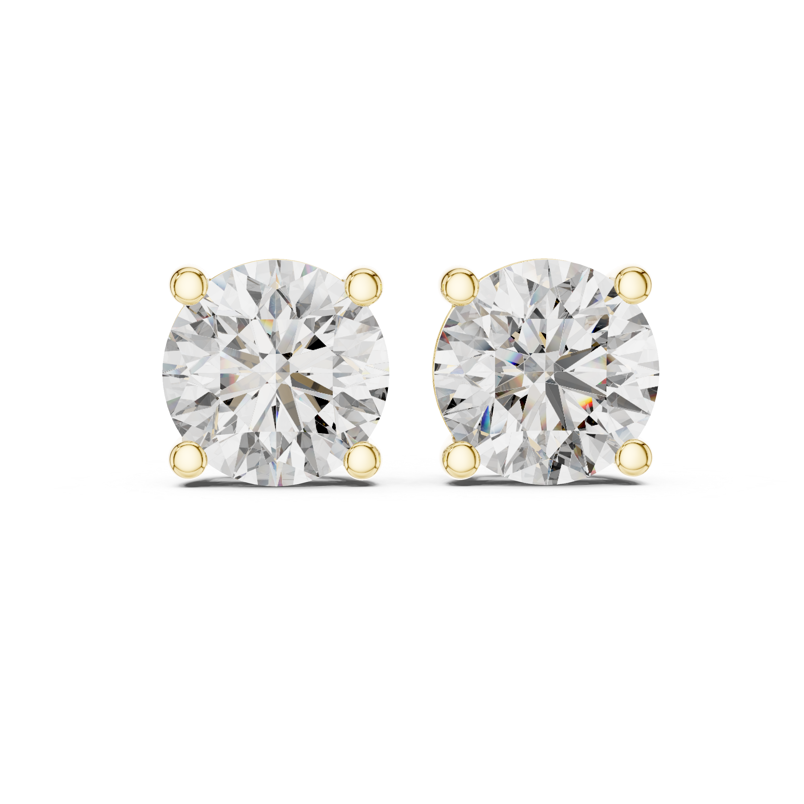 Classic Square Lab Grown Diamond Earrings