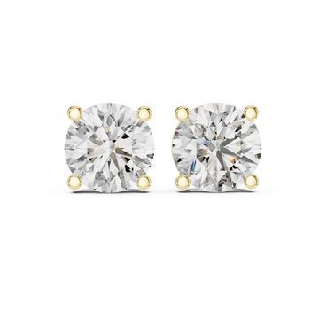Classic Square Lab Grown Diamond Earrings