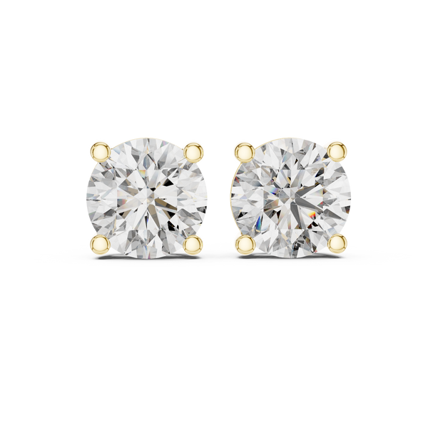 Classic Square Lab Grown Diamond Earrings