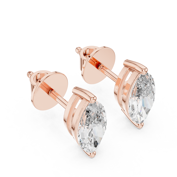 Delicate Oval Lab Grown Diamond Earrings