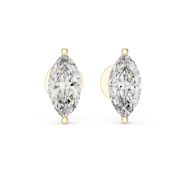 Delicate Oval Lab Grown Diamond Earrings