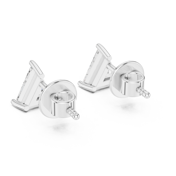 Classic Triangle Design Lab Grown Diamond Earrings