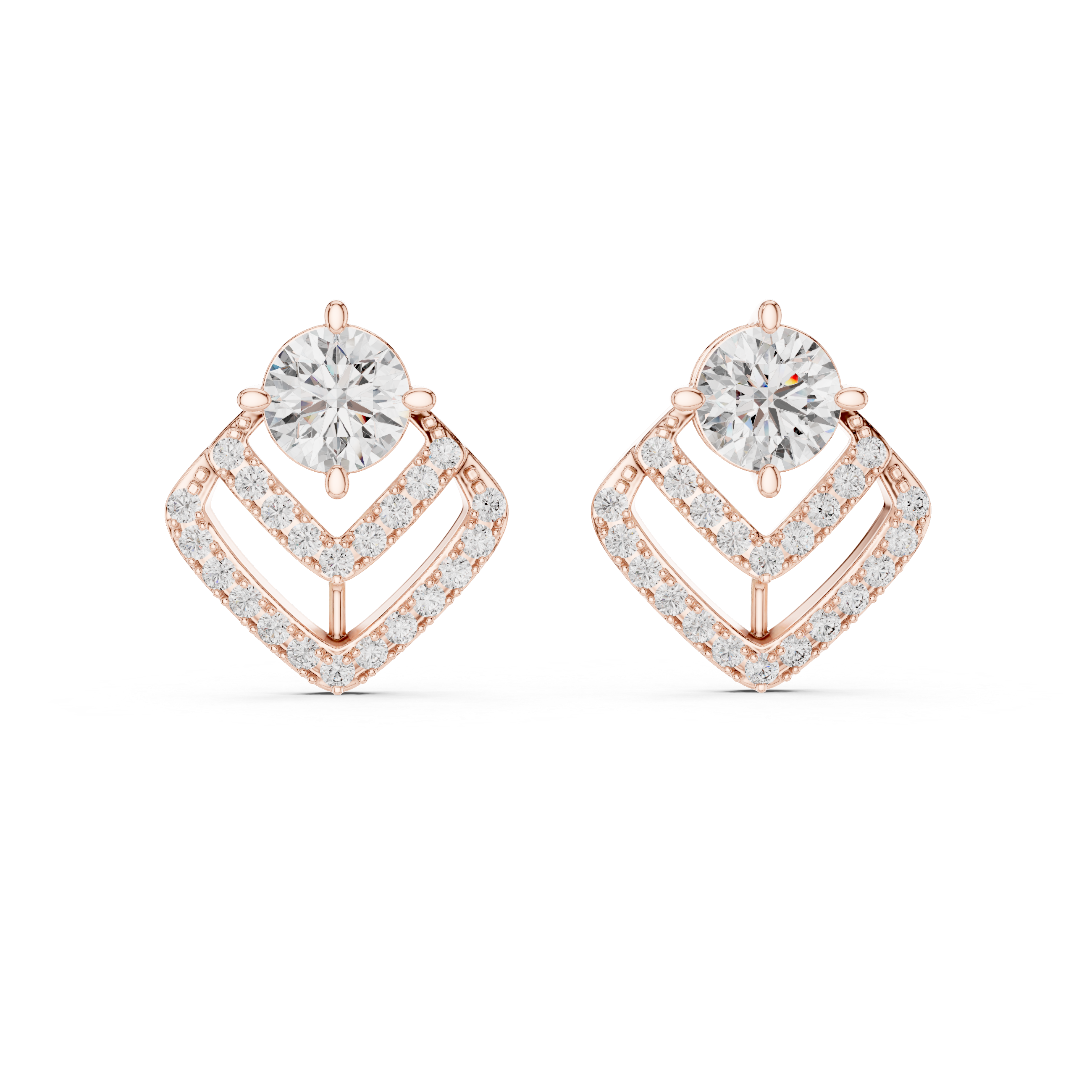 Classic Jacket Lab Grown Diamond Earrings
