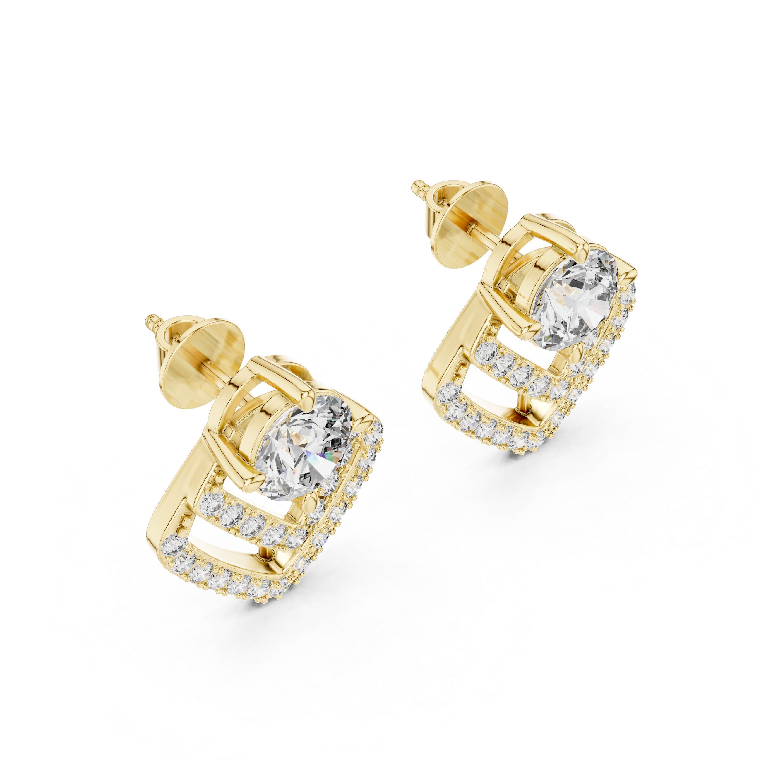 Classic Jacket Lab Grown Diamond Earrings