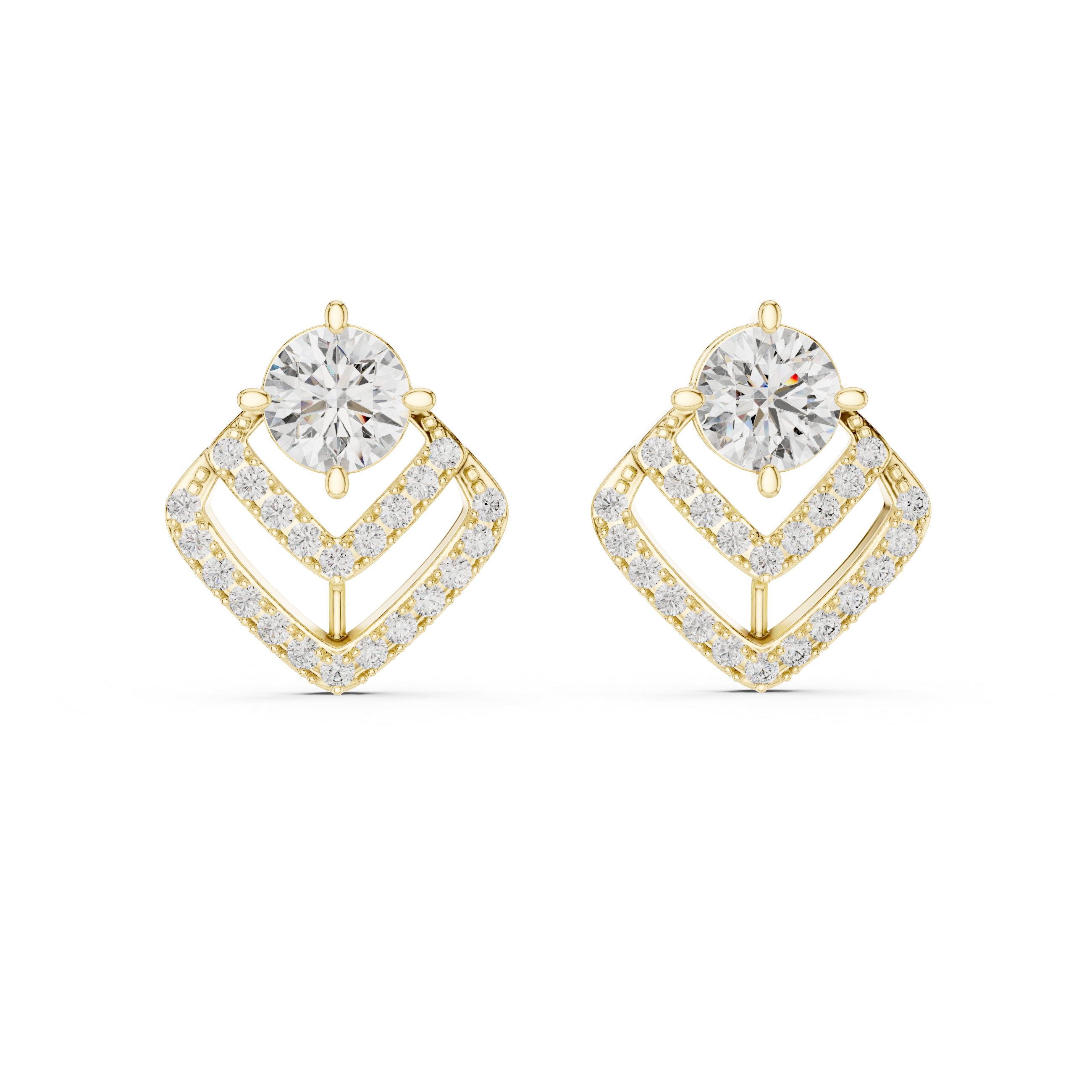 Classic Jacket Lab Grown Diamond Earrings