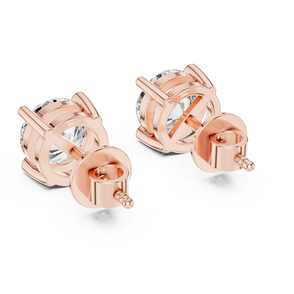 Sparkling Halo Lab Grown Diamond Earrings