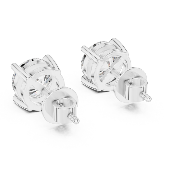 Sparkling Halo Lab Grown Diamond Earrings