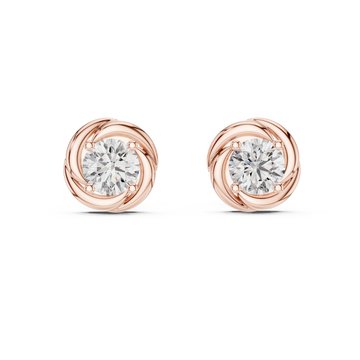 Dainty Cluster Lab Grown Diamond Earrings
