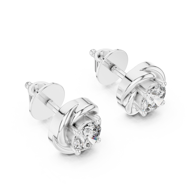 Exquisite Cluster Lab Grown Diamond Earrings