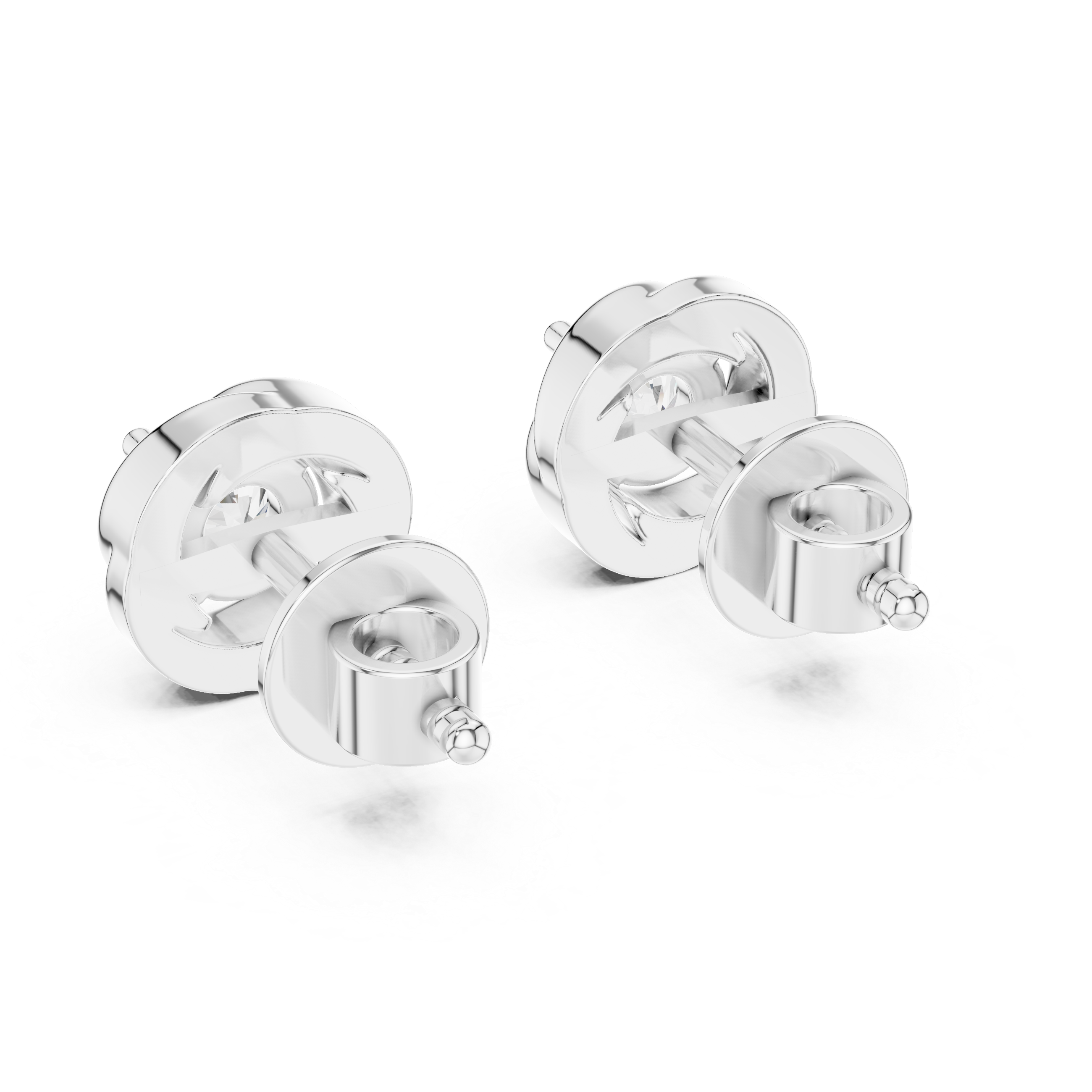 Dainty Cluster Lab Grown Diamond Earrings