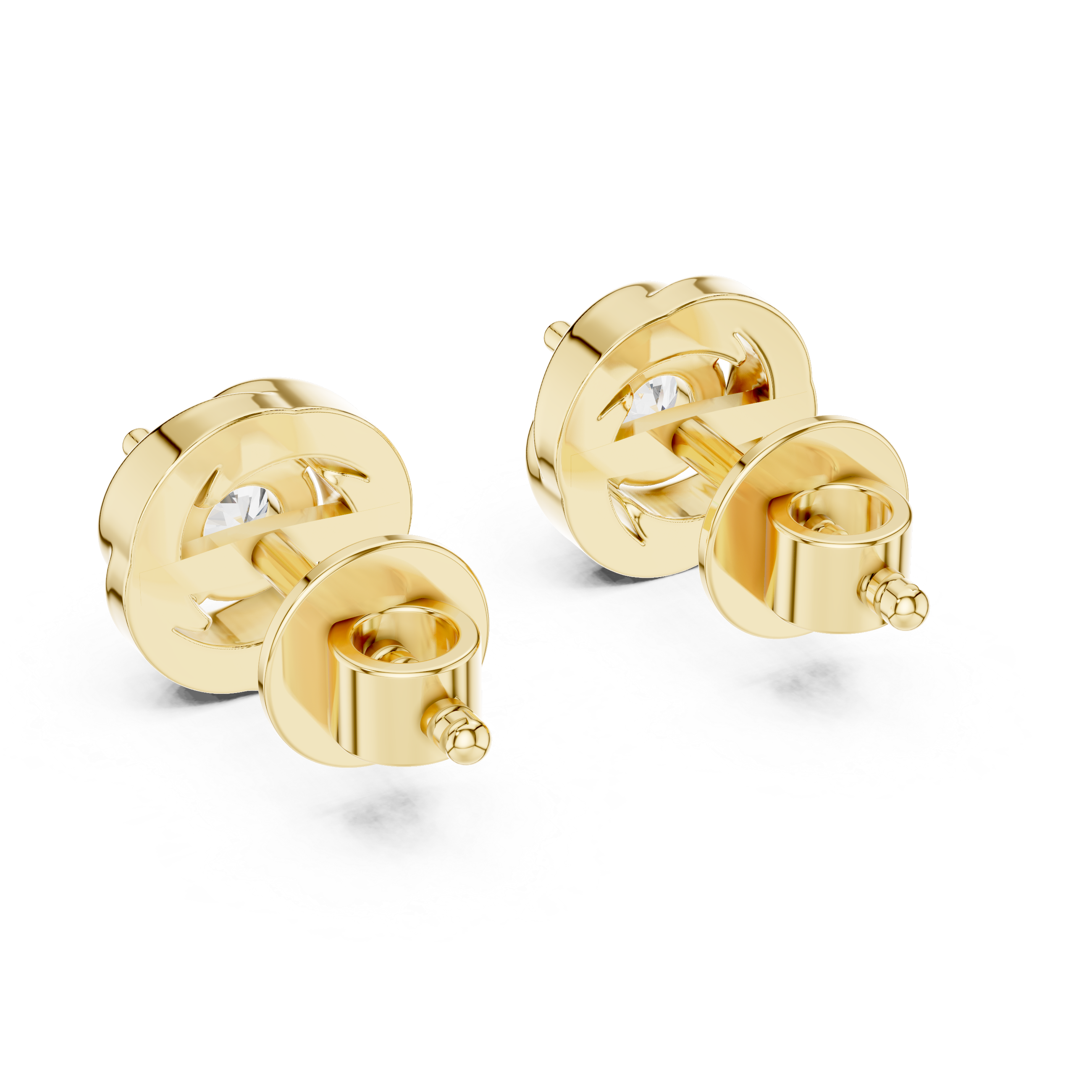 Dainty Cluster Lab Grown Diamond Earrings