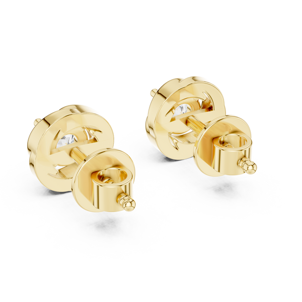Dainty Cluster Lab Grown Diamond Earrings
