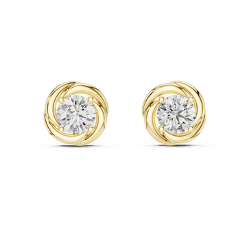 Exquisite Cluster Lab Grown Diamond Earrings