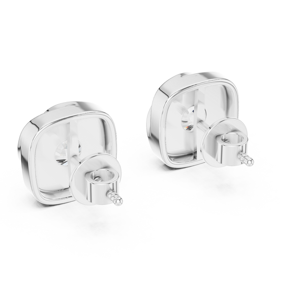 Dainty Floral Lab Grown Diamond Earrings