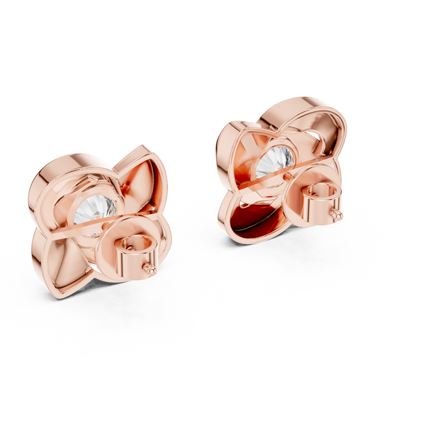 Classic Round Lab Grown Diamond Earrings