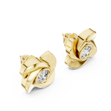Classic Round Lab Grown Diamond Earrings