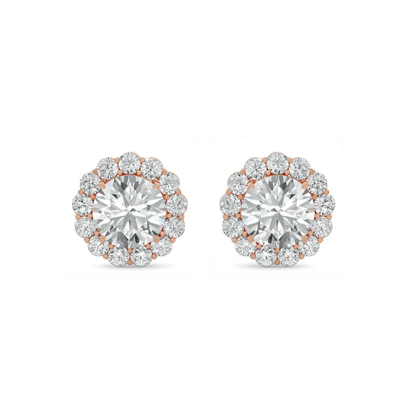 Versatile Halo Stud Earrings