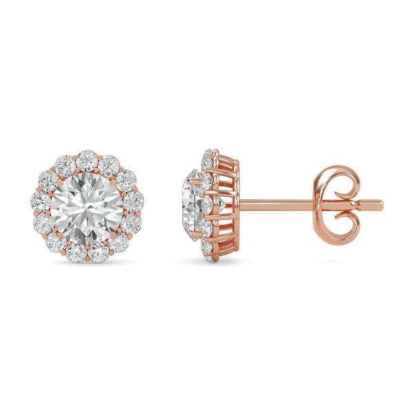 Versatile Halo Stud Earrings