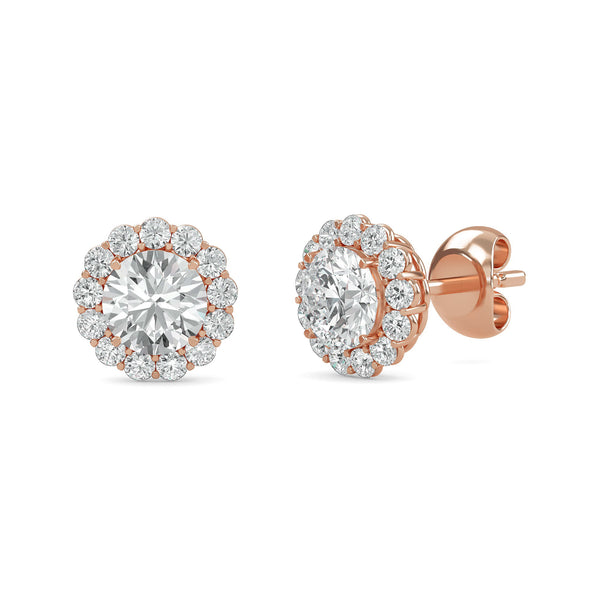 Versatile Halo Stud Earrings