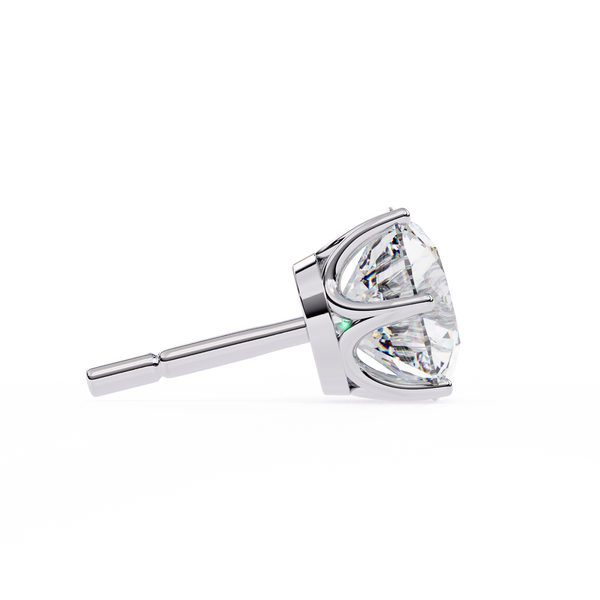 6 Prongs Brilliant Cut Diamond Stud Earring