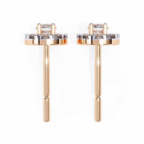 Mystic Glam Diamond Stud Earrings