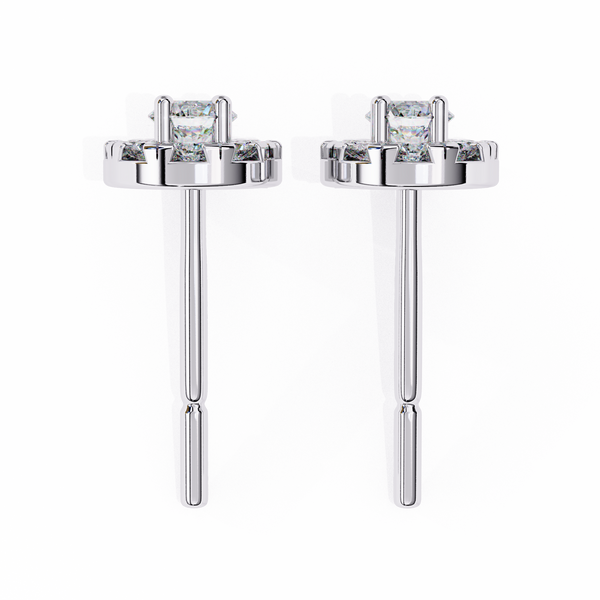 Mystic Glam Diamond Stud Earrings