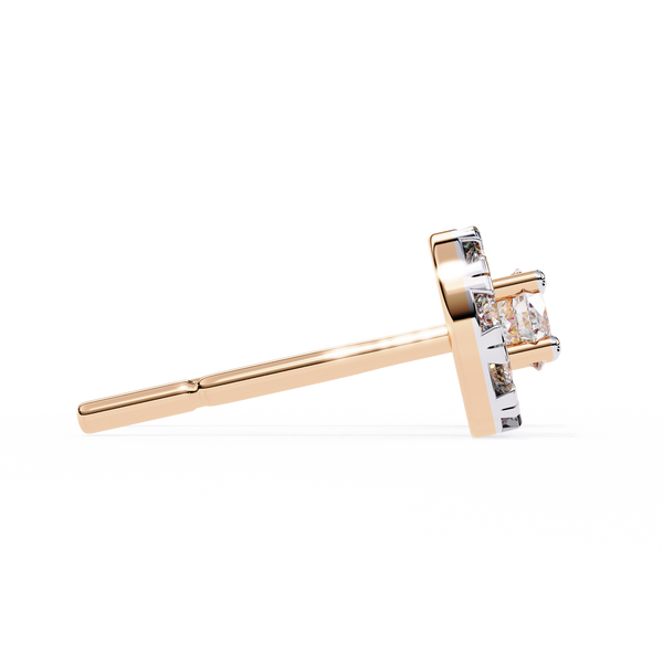 Mystic Glam Diamond Stud Earrings