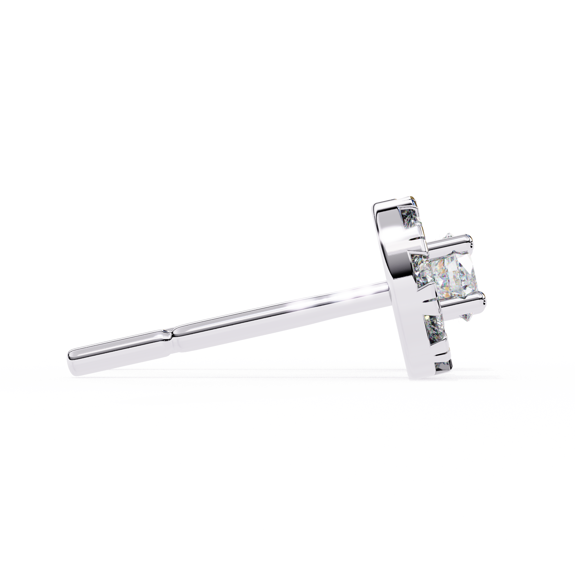 Mystic Glam Diamond Stud Earrings