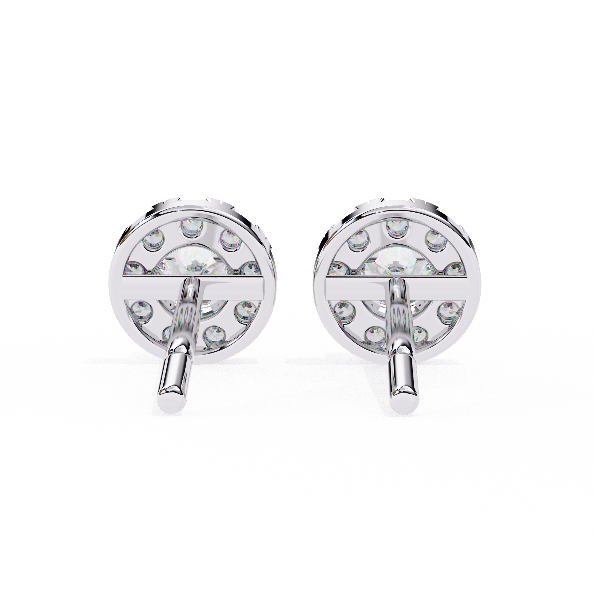 Mystic Glam Diamond Stud Earrings